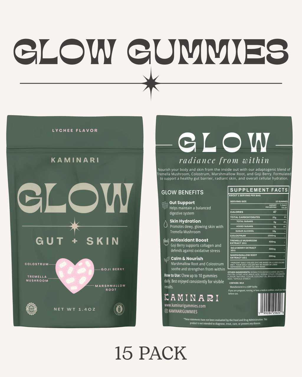 Gummy Bundle Fiber & Glow!