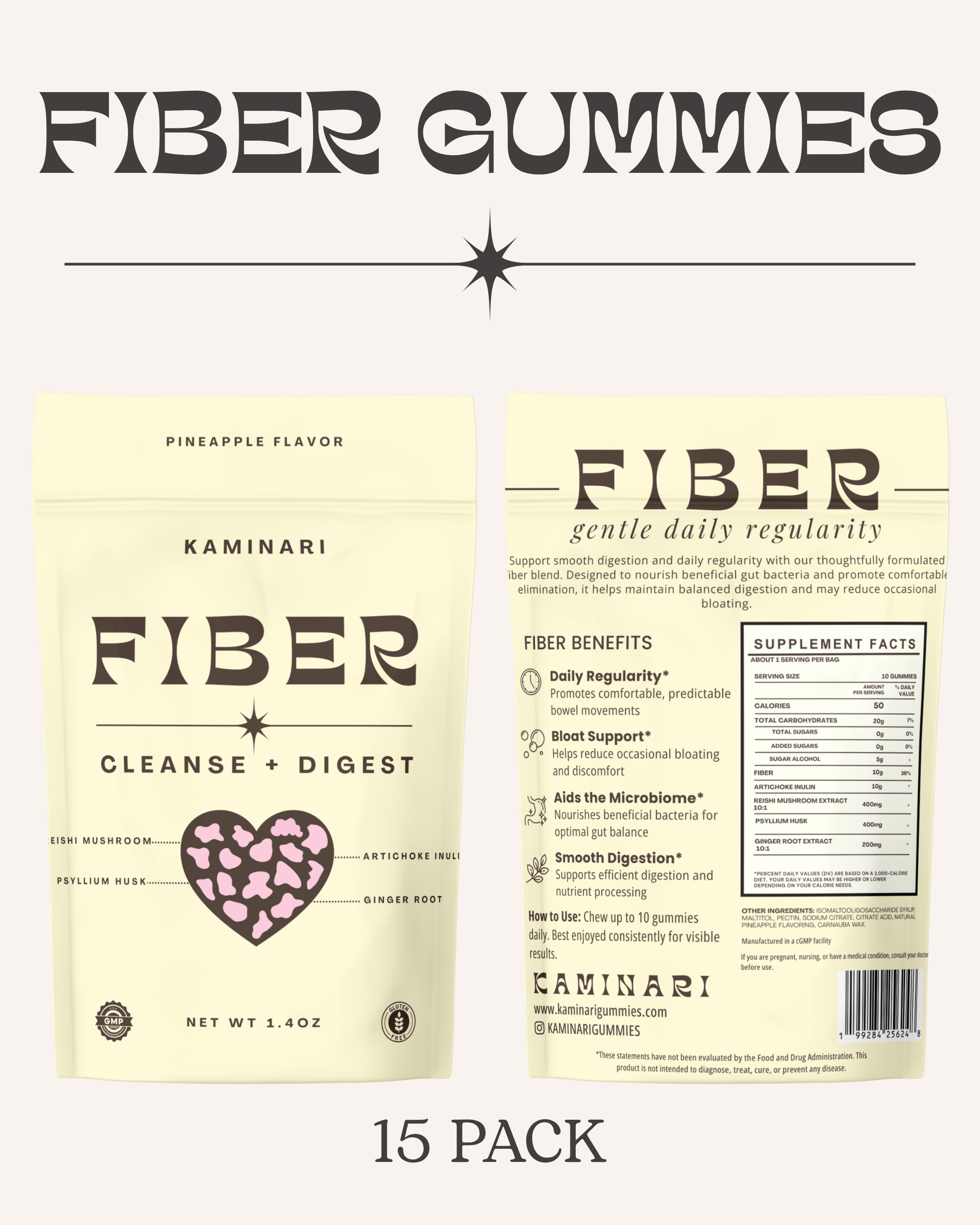 Gummy Bundle Fiber & Glow!